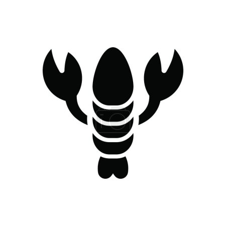 Illustration for "Lobster icon", vector illustration - Royalty Free Image