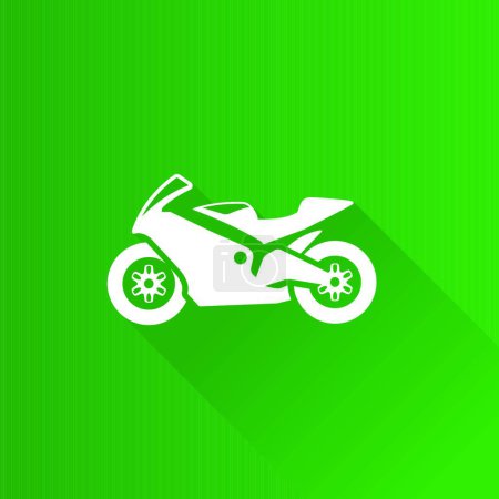 Illustration for Metro Icon - Motorcycle vector illustration - Royalty Free Image