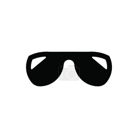 Téléchargez les photos : Icône de lunettes de soleil, illustration vectorielle simple - en image libre de droit
