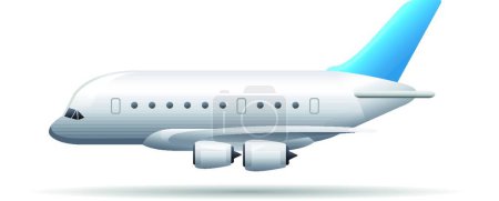 Téléchargez les illustrations : Icône couleur - Illustration vectorielle avion - en licence libre de droit