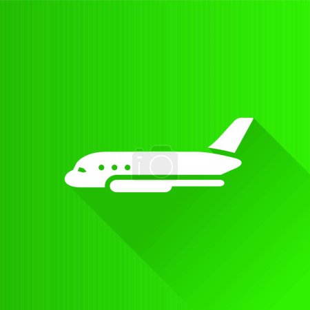 Illustration for Metro Icon - Airplane vector illustration - Royalty Free Image