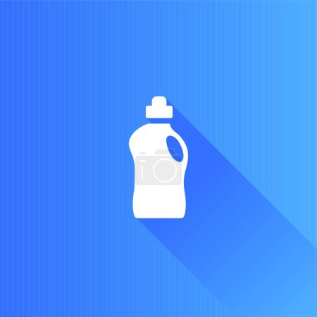 Ilustración de Metro Icon - Detergente Ilustración vector botella - Imagen libre de derechos