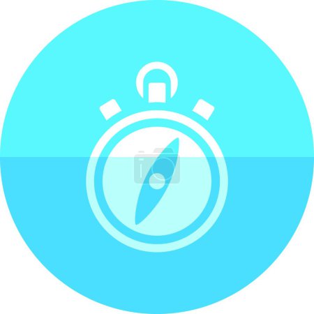 Illustration for "Circle icon - Compass vector illustration" - Royalty Free Image