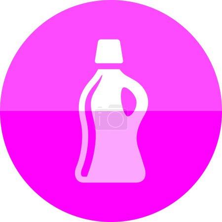 Illustration for Detergent Bottle icon vector illustration - Royalty Free Image