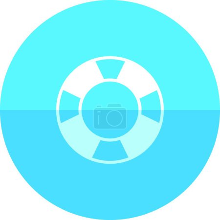 Illustration for "Circle icon - lifebuoy vector illustration" - Royalty Free Image