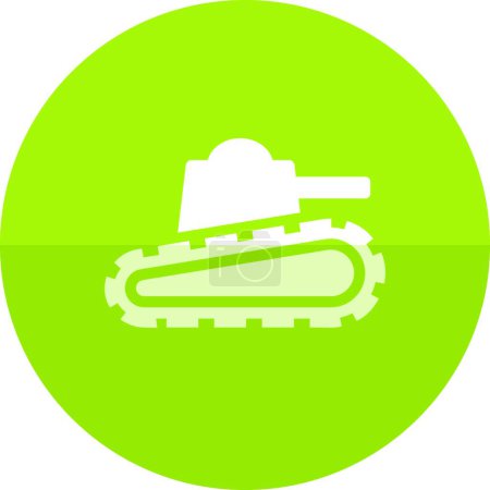 Ilustración de Icono del tanque vector ilustración - Imagen libre de derechos