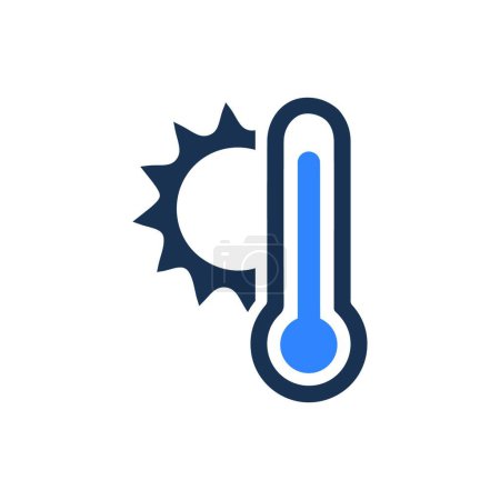 Illustration for Hot Day icon vector illustration - Royalty Free Image