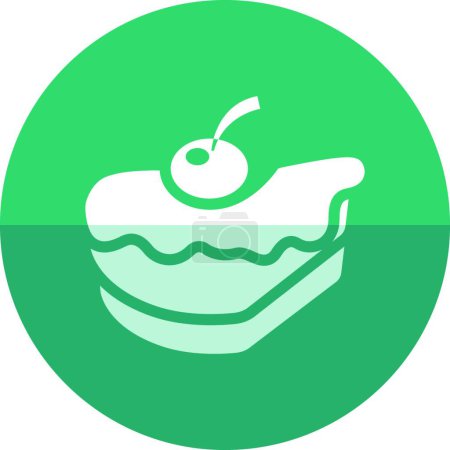 Illustration for Cake, simple vector illustration - Royalty Free Image