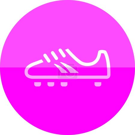 Illustration for Soccer Shoe, simple vector illustration - Royalty Free Image