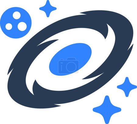Illustration for "Astronomy icon" web icon vector illustration - Royalty Free Image