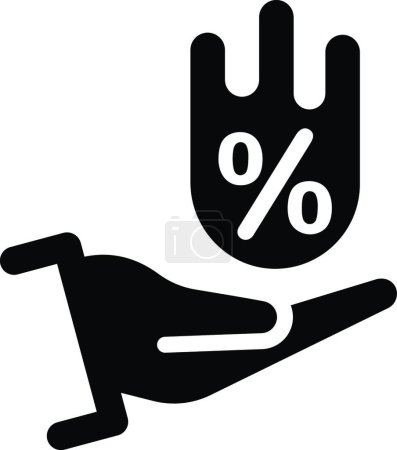 Illustration for "Discount offer icon" web icon vector illustration - Royalty Free Image