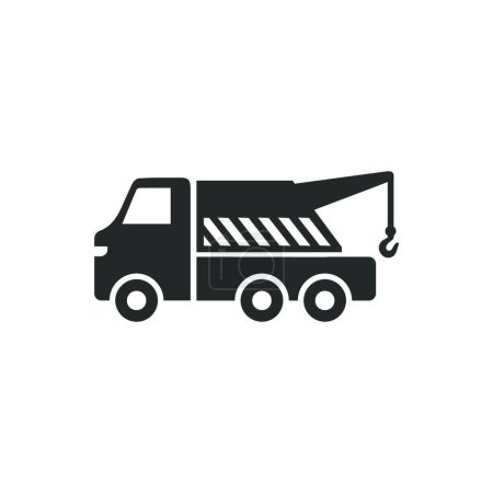 Ilustración de Icono de camión, ilustración simple web - Imagen libre de derechos