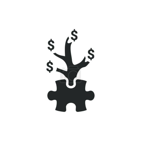 Ilustración de Icono de inversión, Ilustración para el tema financiero - Imagen libre de derechos