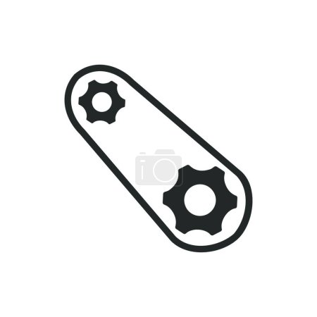 Illustration for Settings, Preference Icon vector illustration - Royalty Free Image