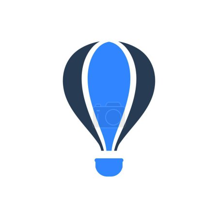 Illustration for Air balloon icon vector illustration - Royalty Free Image