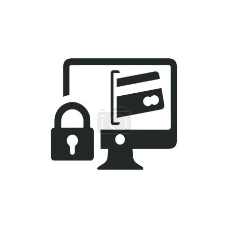 Illustration for "Secure Payment Icon"  vector illustration - Royalty Free Image