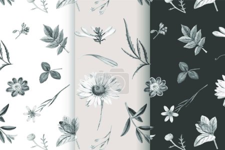 Illustration for Seamless floral wallpaper pattern - Royalty Free Image