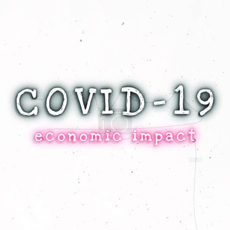 Illustration for Covid 19 economic impact - Royalty Free Image