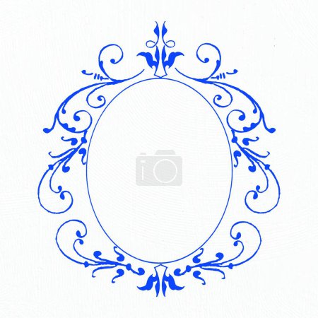 Illustration for Floral frame Graphics vector illustration - Royalty Free Image