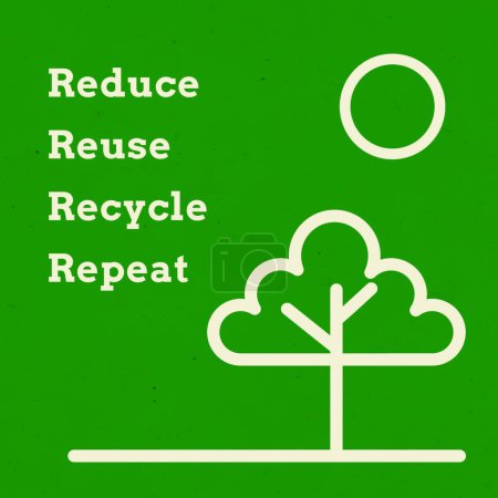Illustration for Recycle, ecology vector illustration - Royalty Free Image