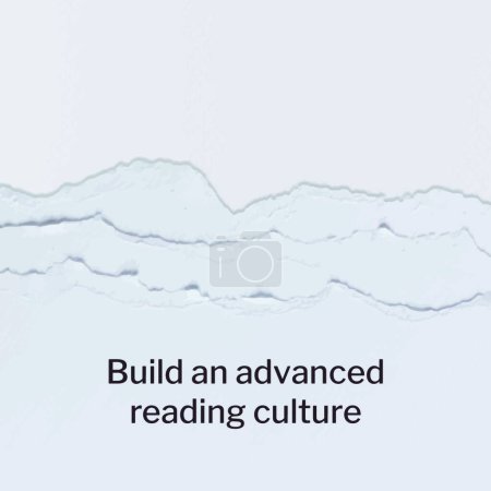 Illustration for Building advanced reading culture - Royalty Free Image