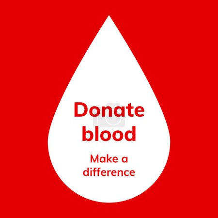 Ilustración de Donar ilustración vector sanguíneo - Imagen libre de derechos