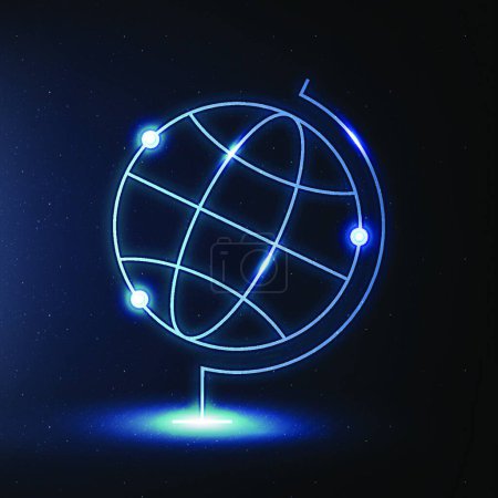 Ilustración de Globev icono vector ilustración - Imagen libre de derechos