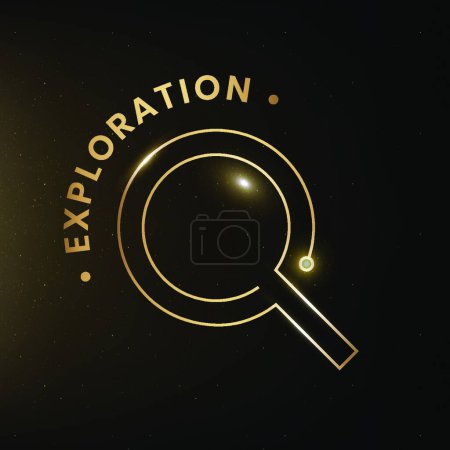 Ilustración de Icono de exploración vector ilustración - Imagen libre de derechos