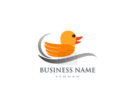 Téléchargez les illustrations : Illustration vectorielle du logo du canard - en licence libre de droit