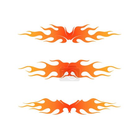 Illustration for Fire icon, simple vector illustration - Royalty Free Image