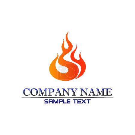 Illustration for Business logo template, branding, simple vector illustration - Royalty Free Image