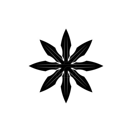 Ilustración de "Icono de espadas cruzadas plano. Símbolo de vector simple e icono de bonificación
" - Imagen libre de derechos