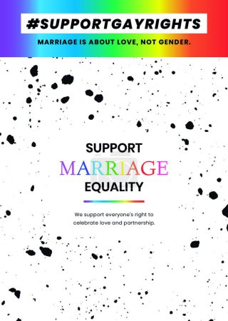 Illustration for Vector illustration of a background for international rights of the lgbt. - Royalty Free Image
