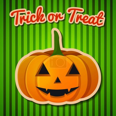Illustration for Happy Halloween Composition  vector illustration - Royalty Free Image
