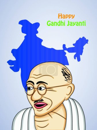 Ilustración de "Gandhi Jayanti fondo "vector de ilustración - Imagen libre de derechos