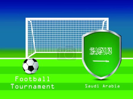 Téléchargez les illustrations : Soccer Illustration vectorielle du sport - en licence libre de droit