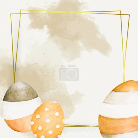 Illustration for Easter background vector illustration - Royalty Free Image