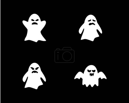Ilustración de Fantasma, ilustración vectorial simple - Imagen libre de derechos