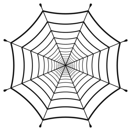 Illustration for "cobweb spiderweb gossamer" illustration - Royalty Free Image