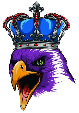 Ilustración de Esta es una ilustración del vector Eagle Head Mascot - Imagen libre de derechos