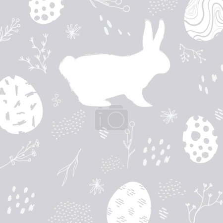 Illustration for Easter card  vector illustration - Royalty Free Image