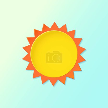 Illustration for Sun  icon  vector illustration - Royalty Free Image
