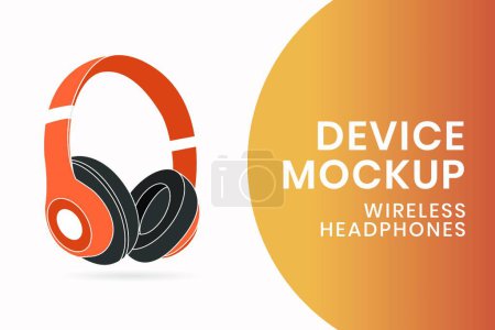 Illustration for Headphones icon  vector illustration - Royalty Free Image