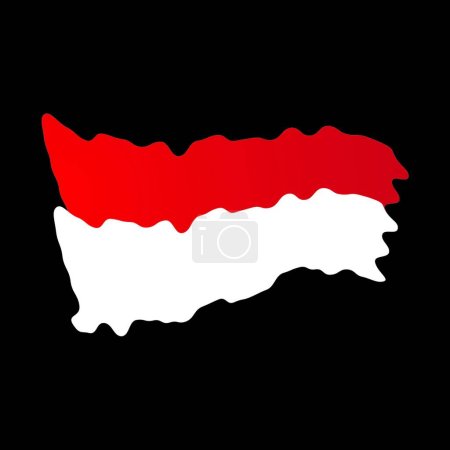 Téléchargez les illustrations : Indonésie Journée indépendante fond - en licence libre de droit