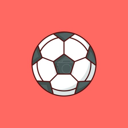 Illustration for "soccer " web icon vector illustration - Royalty Free Image