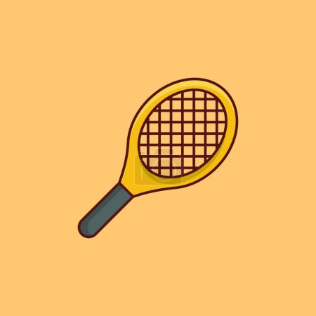 Illustration for "racket "  web icon vector illustration - Royalty Free Image