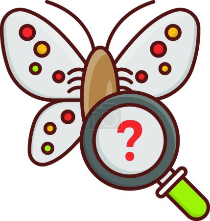 Illustration for Butterfly  web icon vector illustration - Royalty Free Image