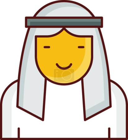 Ilustración de Religión islámica símbolo vector ilustración - Imagen libre de derechos