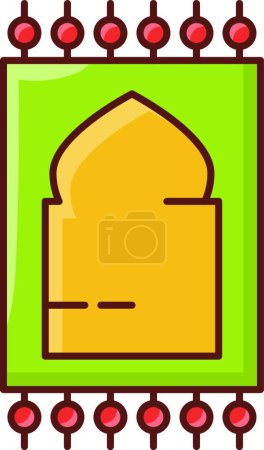 Ilustración de Religión islámica símbolo vector ilustración - Imagen libre de derechos