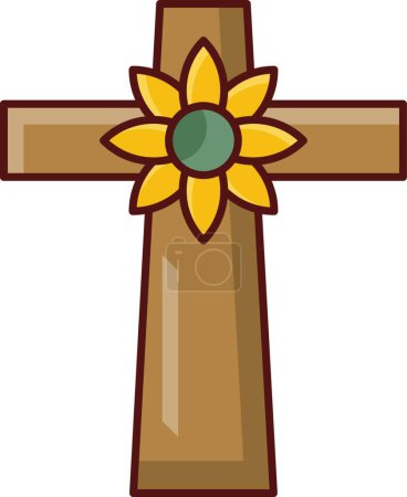 Téléchargez les illustrations : "croix "icône vectoriel illustration - en licence libre de droit